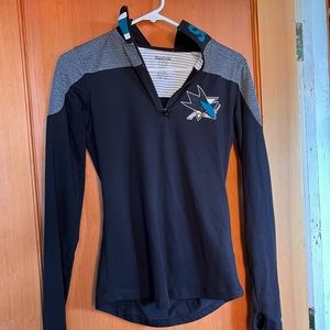 San Jose Sharks Womens quarter zip up